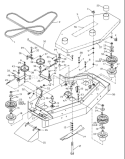 Page C Diagram and Parts List for W4814 W 4814 2001-02 Husqvarna Lawn Mower