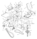 Page F Diagram and Parts List for W3612 W 3612 2001-02 Husqvarna Lawn Mower
