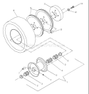 Page F Diagram and Parts List for W3612A W 3612 A 539104773-01 -2000-02 Husqvarna Lawn Mower