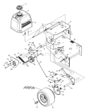 Part Location Diagram of 539106554 Husqvarna Rear Deck W/Decals