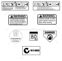 Page D Diagram and Parts List for W53SBEK W 53 SBEK 968999287 -2007-03 Husqvarna Lawn Mower