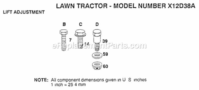 Page Z Diagram and Parts List for X1236A 1991 Husqvarna Lawn Tractor