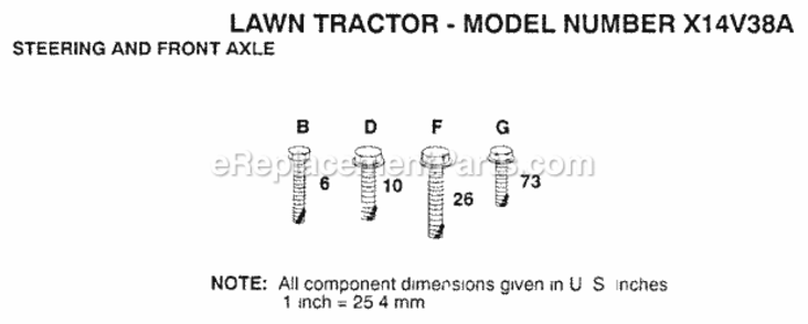 Page AB Diagram and Parts List for X1236A 1991 Husqvarna Lawn Tractor