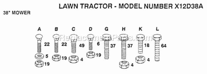 Page AF Diagram and Parts List for X1236A 1991 Husqvarna Lawn Tractor