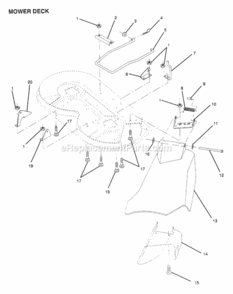 Page AP Diagram and Parts List for X1236A 1991 Husqvarna Lawn Tractor