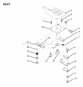 Page AS Diagram and Parts List for X1236A 1991 Husqvarna Lawn Tractor