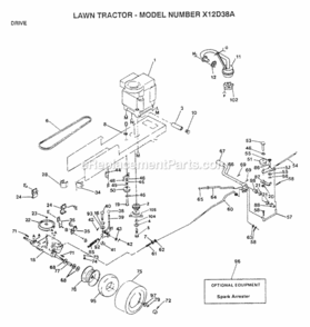 Part Location Diagram of 582799401 Husqvarna Muffler