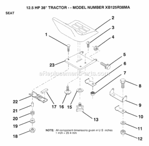 Part Location Diagram of 127423X Husqvarna Sub 140119