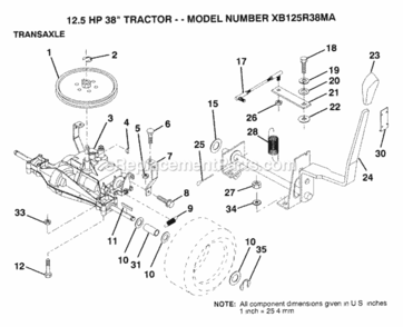 Part Location Diagram of 128202 Husqvarna Sub 532128202