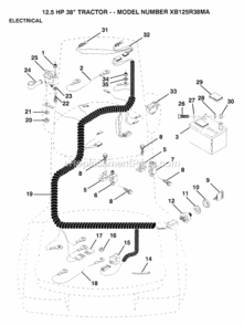 Part Location Diagram of 7662J Husqvarna Bulb, Light