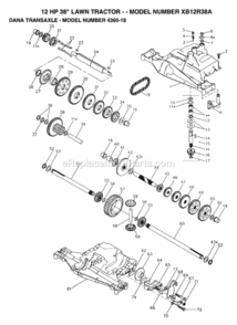 Part Location Diagram of 583662601 Husqvarna Washer T
