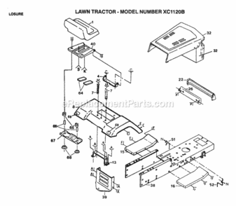 Part Location Diagram of 109823X Husqvarna Decal, Caution