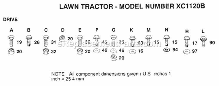 Part Location Diagram of 17490620 Weed Eater Screw