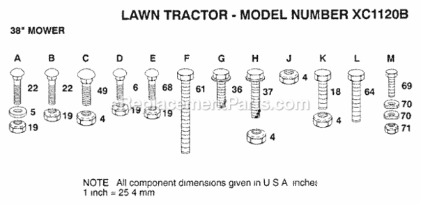 Part Location Diagram of 123928X Husqvarna Mower Assembly, Complete