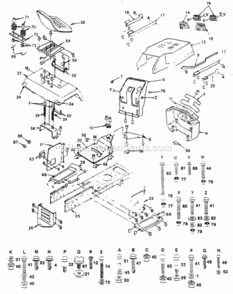 Part Location Diagram of 532123175 Husqvarna Decal, Operating Instructions
