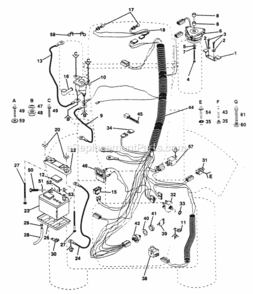 Page B Diagram and Parts List for XC1182HB 1991 Husqvarna Lawn Tractor