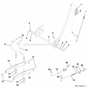Part Location Diagram of 122365X Husqvarna Button Plunger Red