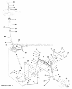 Page I Diagram and Parts List for XT18542LT 2010-01 Husqvarna Lawn Tractor