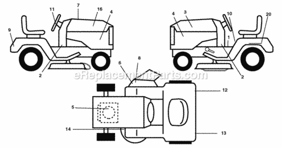 Part Location Diagram of 166980 Husqvarna Decal, Chass Disconnect