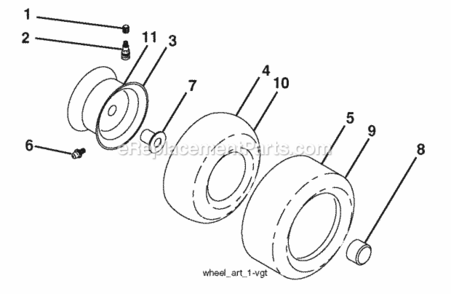 Page J Diagram and Parts List for XT19H42YT 2006-01 Husqvarna Lawn Tractor