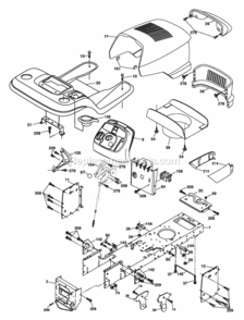 Part Location Diagram of 192413 Husqvarna Bracket Clutch Assembly