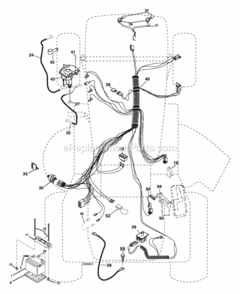 Part Location Diagram of 583209101 Husqvarna Harness Ign