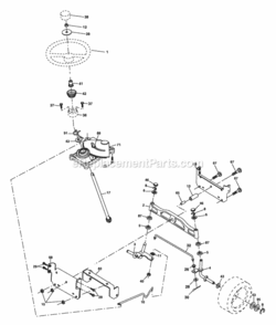Page I Diagram and Parts List for XT24H42YT 96012004200 2005 Husqvarna Lawn Tractor