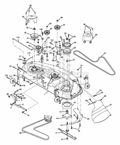 Part Location Diagram of 173979 Poulan Keeper Belt Idler