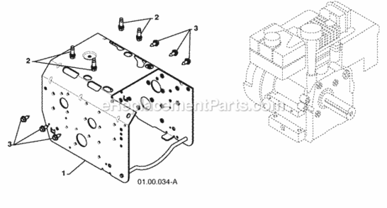 Chassis__Engine__Pulleys Diagram and Parts List for XT624ES 2010-07 Husqvarna Snow Blower