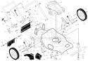 Part Location Diagram of 532420491 Husqvarna Lower Handle