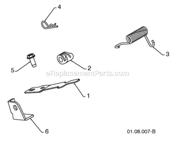 Page S Diagram and Parts List for XT824ES 2009-10 Husqvarna Snow Blower