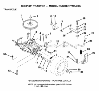 Part Location Diagram of 123383X Husqvarna Sub 142594