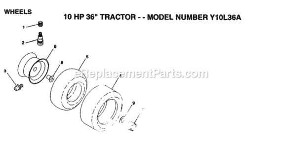 Part Location Diagram of 124143X Husqvarna Sub 122075X