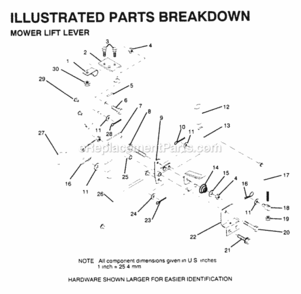 Part Location Diagram of 7078J Husqvarna Sub 142028