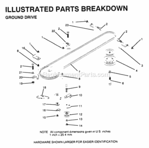 Part Location Diagram of 123400X Husqvarna Sub 135893