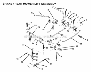 Part Location Diagram of 124145X Husqvarna Sub 139933