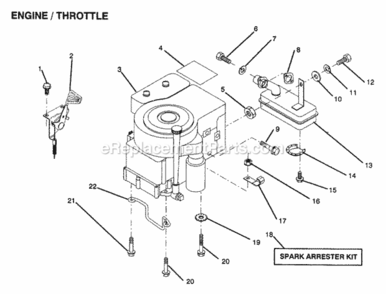 Page D Diagram and Parts List for Y1236C 1991 Husqvarna Lawn Tractor