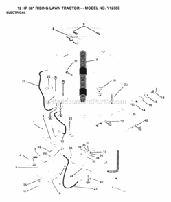 Part Location Diagram of 6009J Husqvarna Sub 532131708