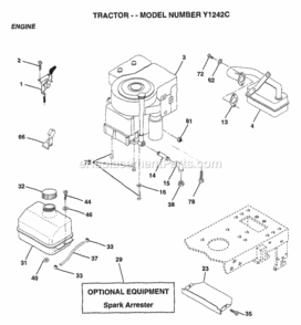 Part Location Diagram of 127951 Husqvarna Stop,Dash Thrott