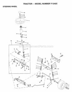 Part Location Diagram of 156483 Husqvarna Spindle Assembly Left Hand