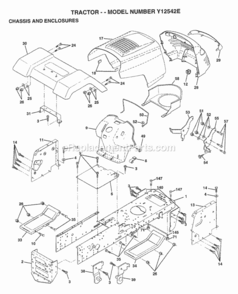 Part Location Diagram of 156271 Husqvarna Rod Support,Dash