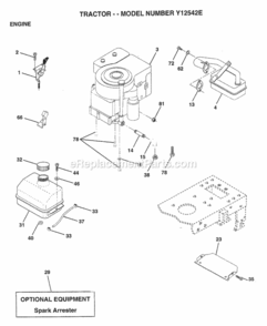 Part Location Diagram of 272293 Husqvarna Gasket Eng 1 313 Id Tin Plated