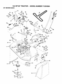 Part Location Diagram of 133573 Husqvarna Clutch Arm Pri As