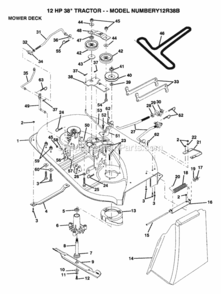 Part Location Diagram of 19111112 Husqvarna Washer.34 X .68 X 16