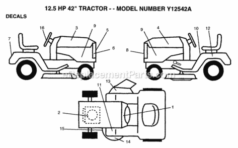 Part Location Diagram of 136795 Husqvarna Sub 138956
