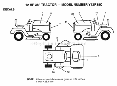 Part Location Diagram of 123689 Husqvarna Sub 123689X
