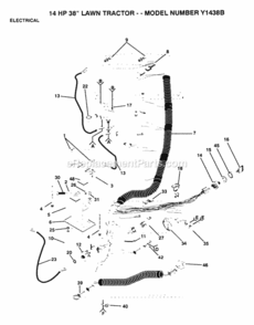 Part Location Diagram of 102972X Husqvarna Ignition Switch