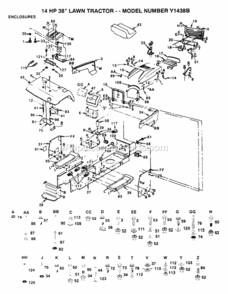 Part Location Diagram of 110828X Husqvarna Sub 133748