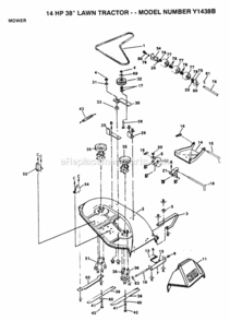 Part Location Diagram of 121458X Husqvarna Sub 144726