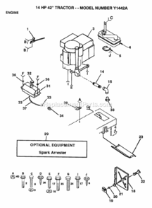 Part Location Diagram of 123110X Husqvarna Spark Arrest Kit